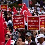 Duizenden demonstranten Turkije eisen verbod LHBTI-groepen