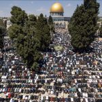 Kwart miljoen moslims naar khutbah Al-Aqsa